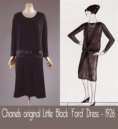 coco chanel little black dress history|the little black dress 1926.